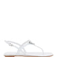 Strappy Thong Sandals - White