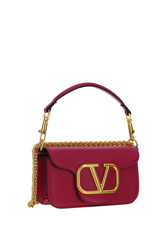 Locò Small Shoulder Bag in Calfskin - Blossom