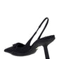 Re-Nylon Slingback Pumps - Black