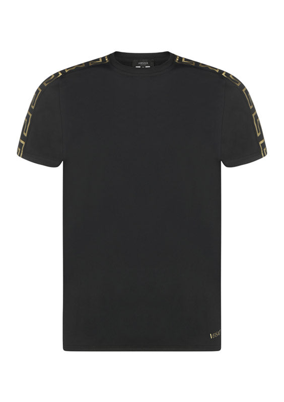 Greca Sports Shirt - Black/Gold