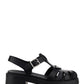 Sporty Foam Rubber Sandal - Black