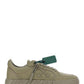 Low Vulcanized Calf Leather Sneakers - Military Green
