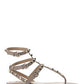 Rockstud Calfskin Flat Flip-Flop Sandal - Poudre