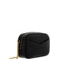 Lou Mini Bag In Quilted Grain De Poudre Embossed Leather - Black