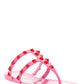 Rockstud Flat Rubber Sandal - Pink.