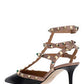 Rockstud Caged Pump 65mm - Black / Nude.