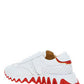 Loubishark Sneakers - White / Red