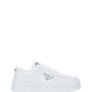 Perforated Leather Sneakers - White.