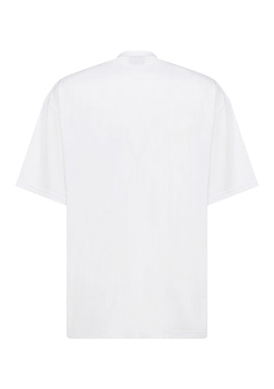 Swim T-Shirt in Technical Mesh - White