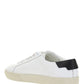 Court Classic SL/06 Embroidered Sneakers in Leather - Optic White