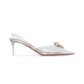 Rosie Glass Sling Pumps - Transparent