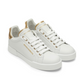Portofino Sneakers in Nappa Calfskin with Lettering - White/Gold
