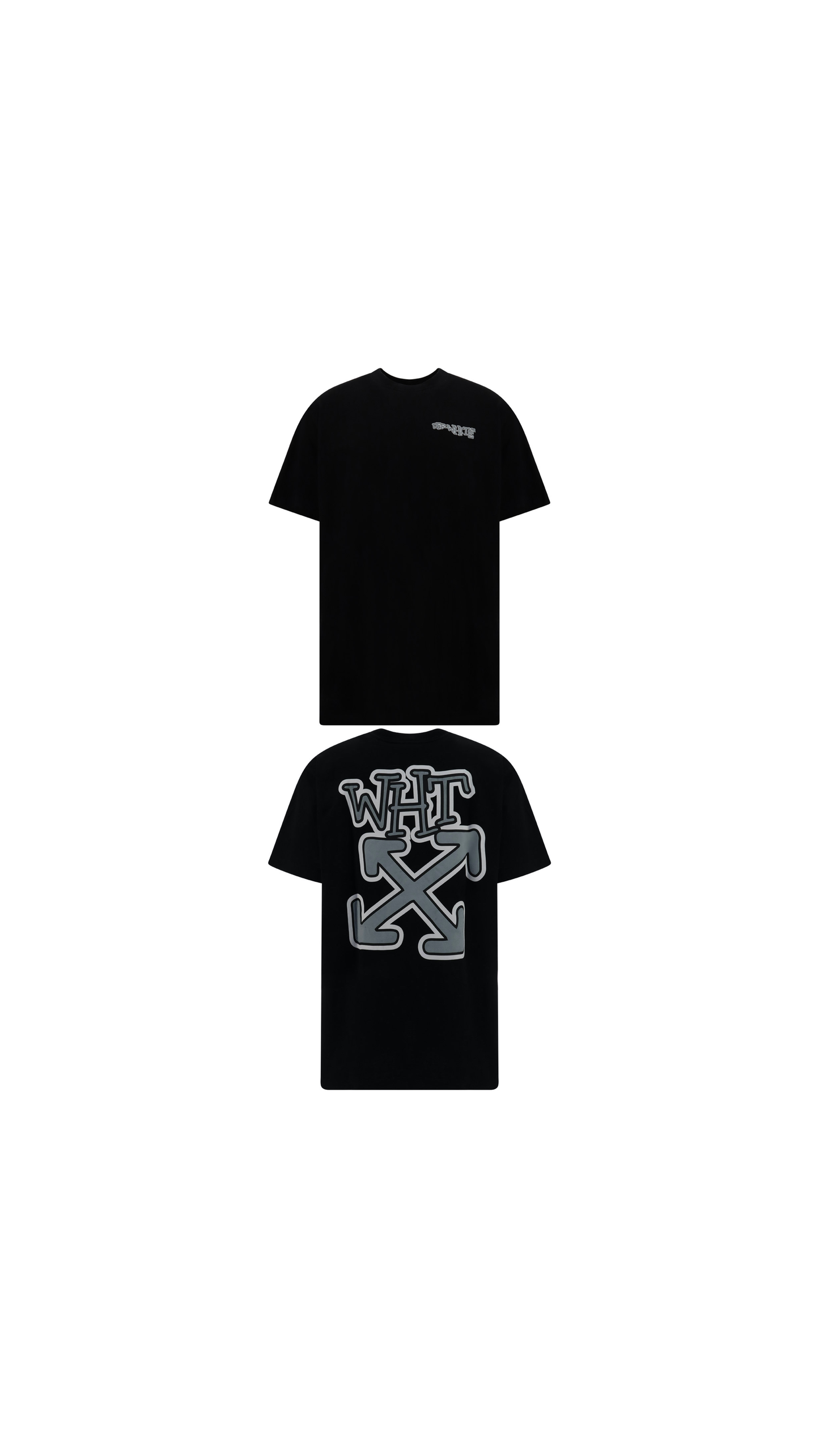 Carlos Logo Print T-Shirt - Black