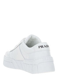 Perforated Leather Sneakers - White.