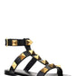 Roman Stud Flat Calfskin Sandal - Black