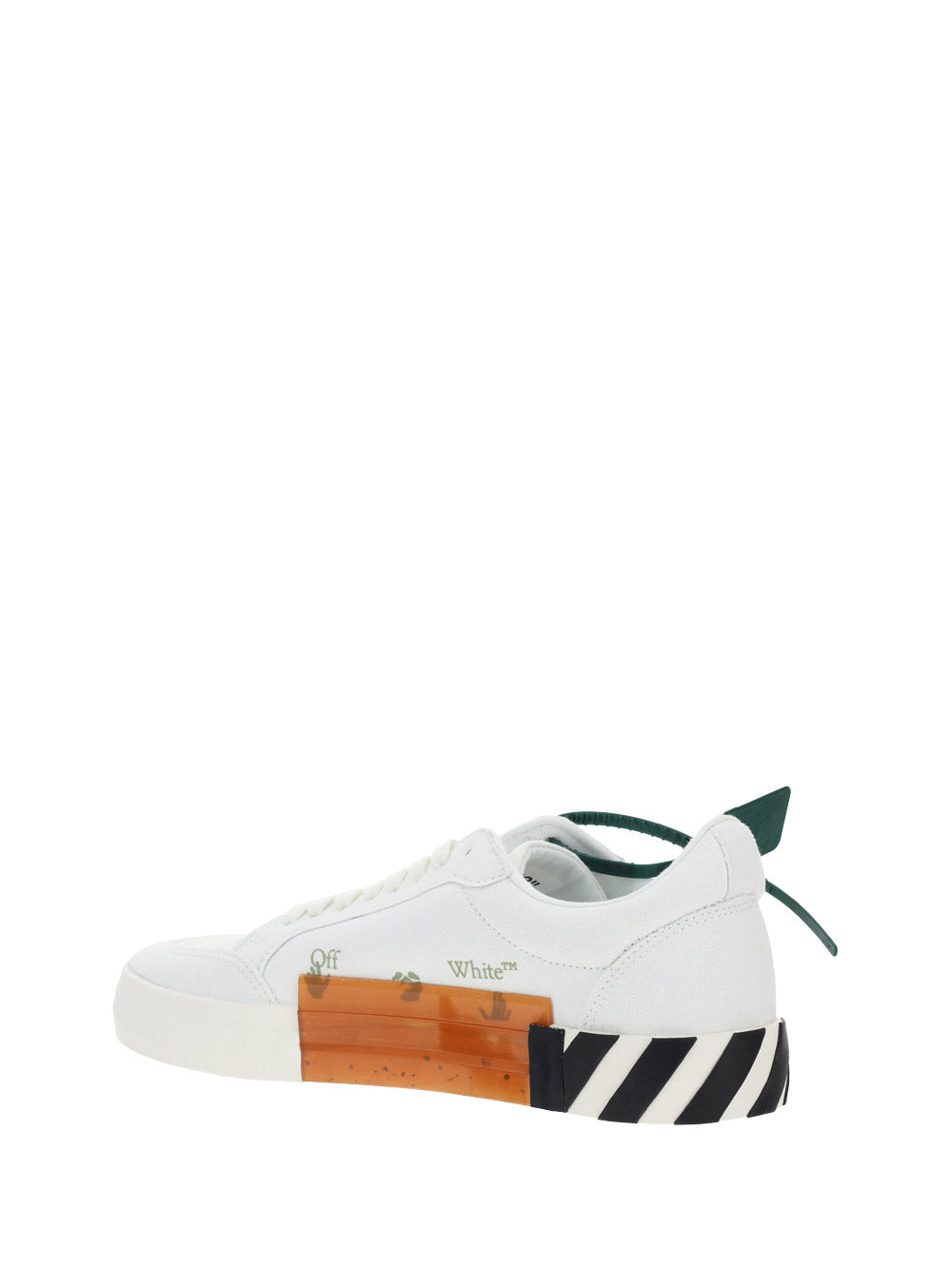 Low Vulcanized Canvas Sneakers - White