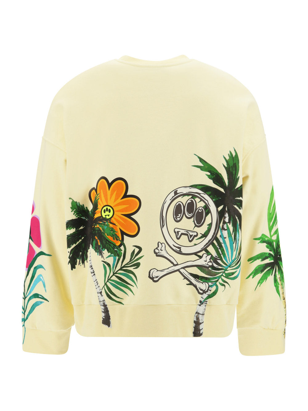 Crewneck Cotton Sweatshirt - White
