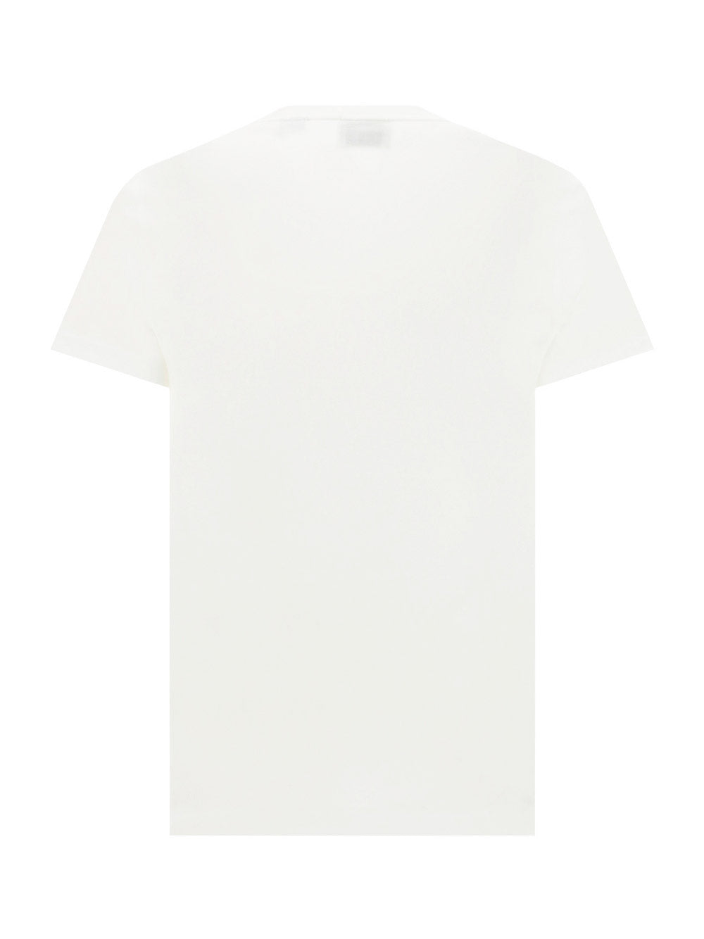 Monogram Motif Cotton T-shirt - White