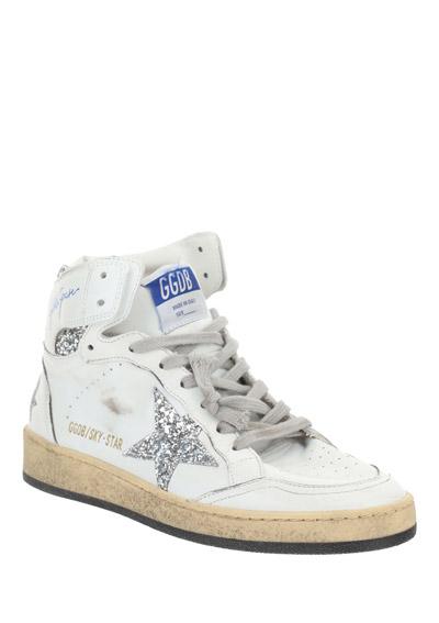 Sky Star Sneakers - White / Glitter