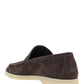 Summer Knitted Walk Loafers - Brown