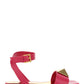 One Stud Flat Sandal in Calfskin With Maxi Stud Embellishment - Blossom