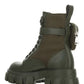 Monolith Leather and Nylon Fabric Boots - Military Green
