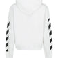 Diag Helvetica Hoodie - White