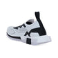 Stretch Mesh Sorrento Sneakers with Logo - White / Black