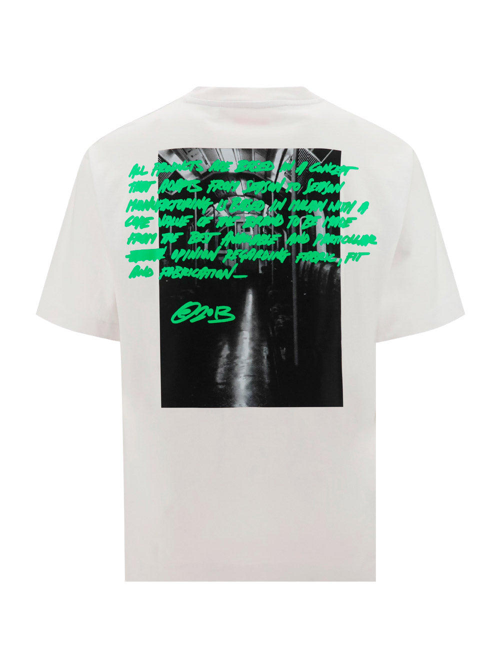 Metro Type Over Skate S/S Tee - White