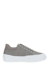 Fendi Force Low-Top Sneakers - Gray