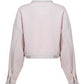 Cropped Organic Denim Jacket - Pale Pink