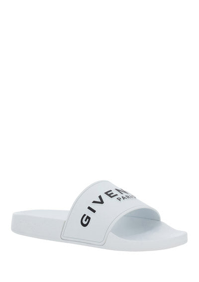 Paris Flat Sandal - White