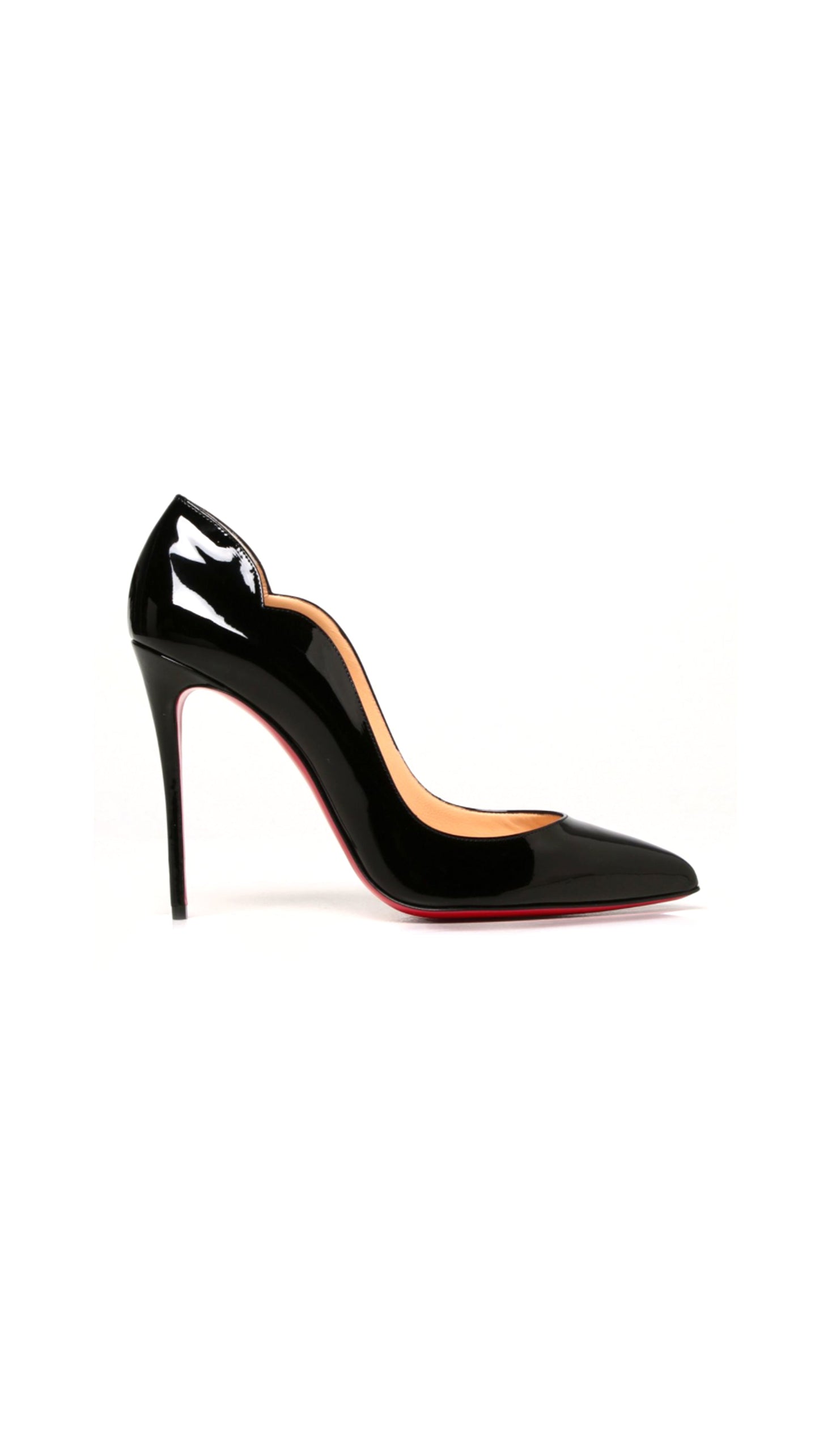 Hot Chick Patent Leather Pumps 100 MM - Black
