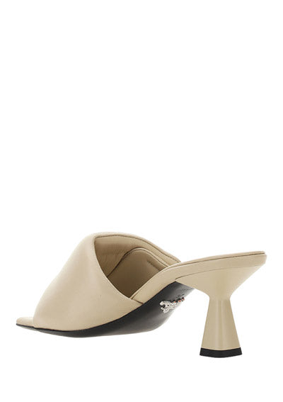 Soft Padded Nappa Sandals - Desert Beige