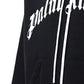 Curved Logo Hoodie - Black White