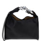Small Chain Hobo Shoulder Bag - Black