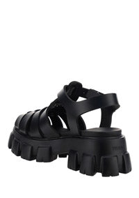 Monolith Rubber Sandals - Black