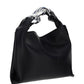 Small Chain Hobo Shoulder Bag - Black