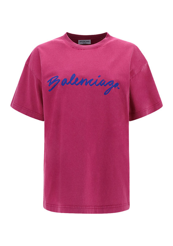 Logo Medium Fit T-Shirt - Pink