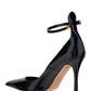 Tan-go Patent Leather Pump 100mm - Black