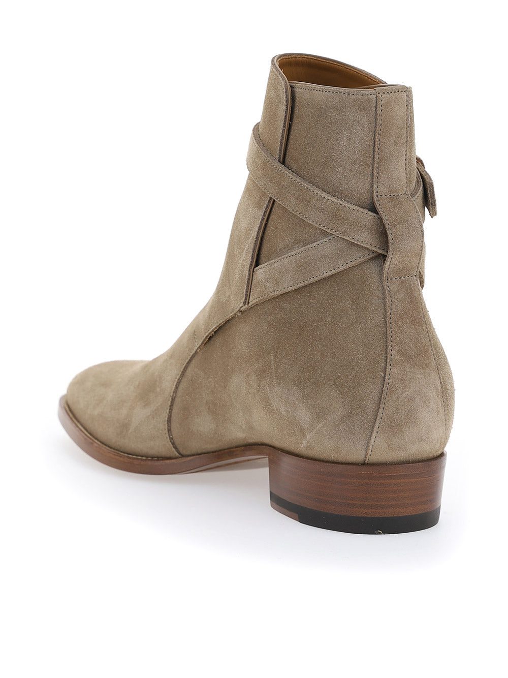 Wyatt Jodhpur Boots In Suede - Tobacco