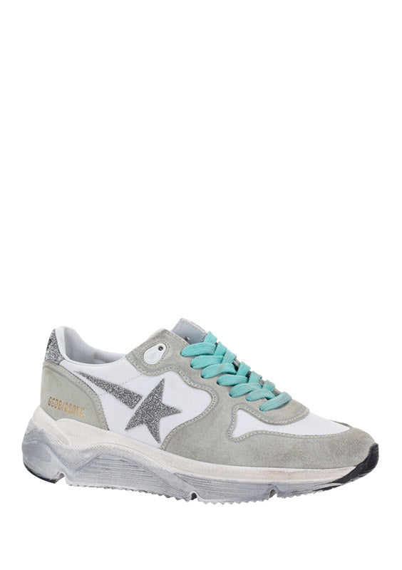 Running Sole Sneakers - Grey/White/Blue