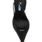 Re-Nylon Slingback Pumps - Black