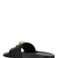 Barocco Palazzo Pool Slides - Black