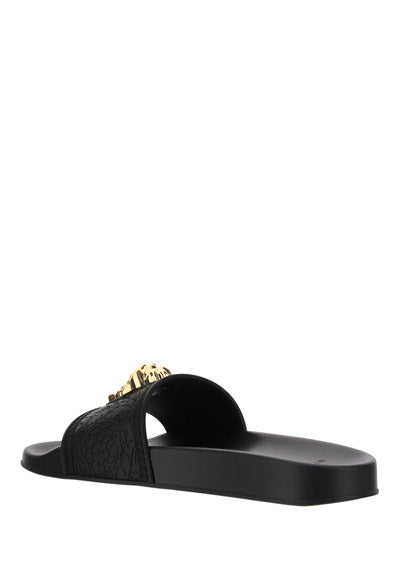 Barocco Palazzo Pool Slides - Black