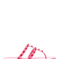 Rockstud Flat Rubber Sandal - Pink.