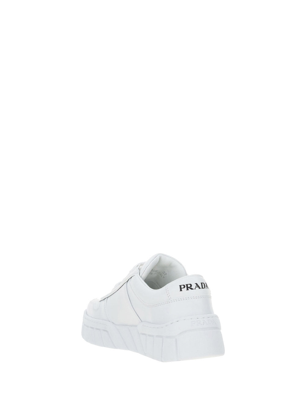 Perforated Leather Sneakers - White.