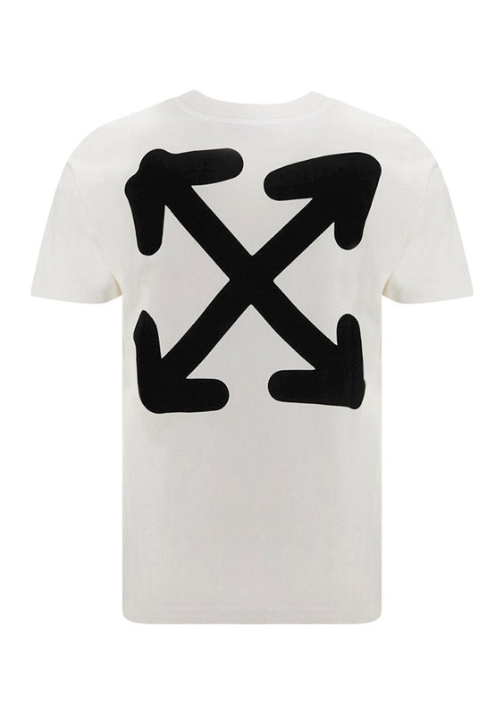 Graphic-Print Arrows T-Shirt - White