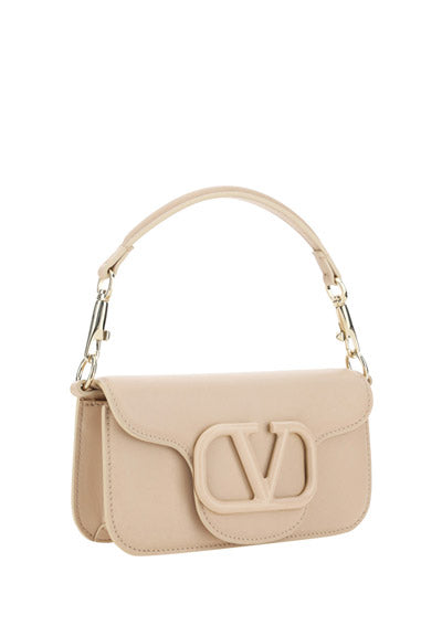 Locò Calfskin Shoulder Bag - Powder Pink