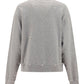 Distressed Anagram Sweatshirt in Cotton - Grey Melange